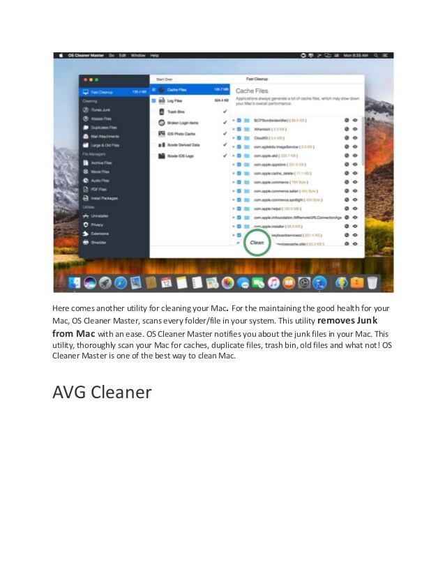 avg mac cleaner